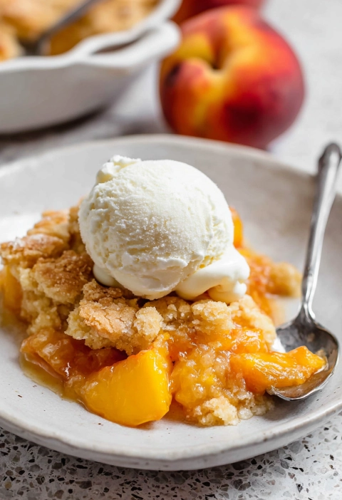 Easy Peach Cobbler