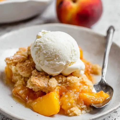 Easy Peach Cobbler