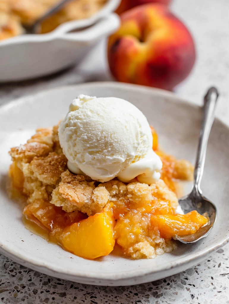 Easy Peach Cobbler