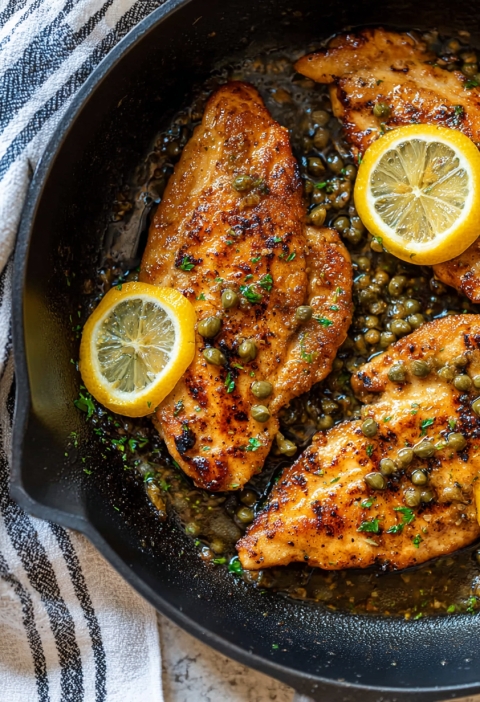 Skillet Chicken Piccata