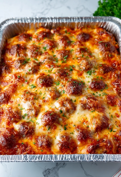 Meatball Sub Casserole
