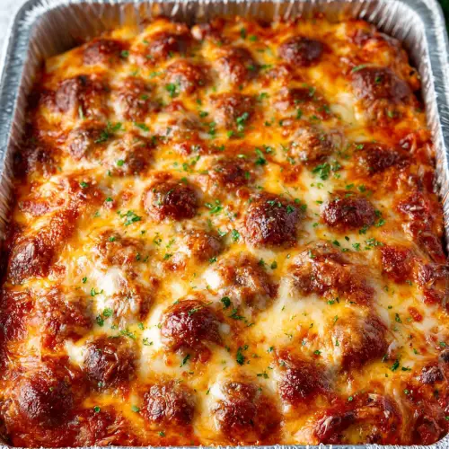 Meatball Sub Casserole