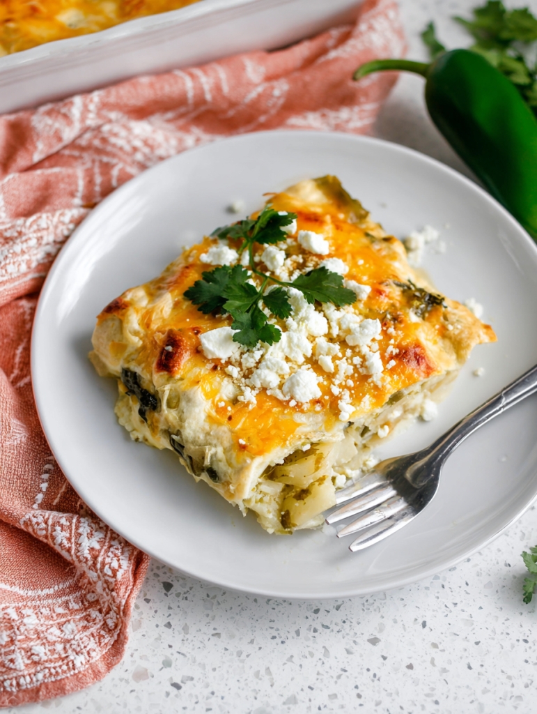 Green Chile & Potato Enchiladas