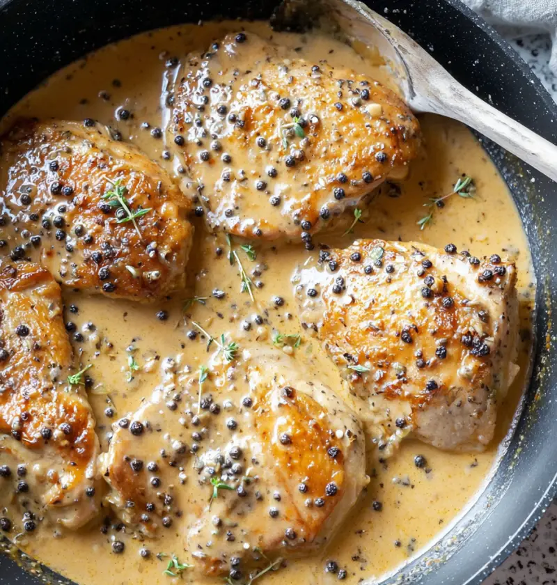 Chicken au Poivre
