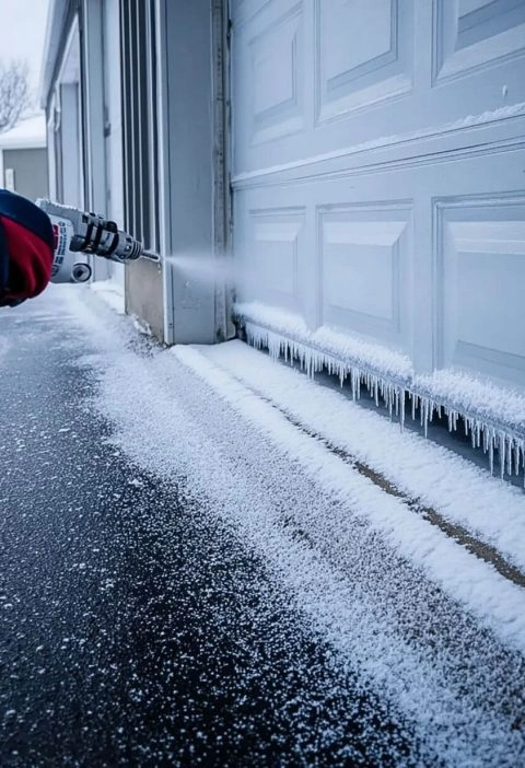 The 6-Minute Garage Door Trick That Keeps Ice From Sealing You In