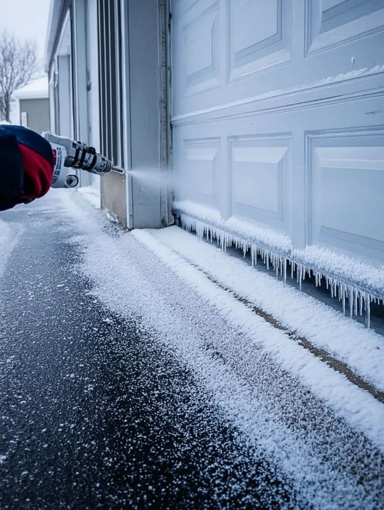 The 6-Minute Garage Door Trick That Keeps Ice From Sealing You In