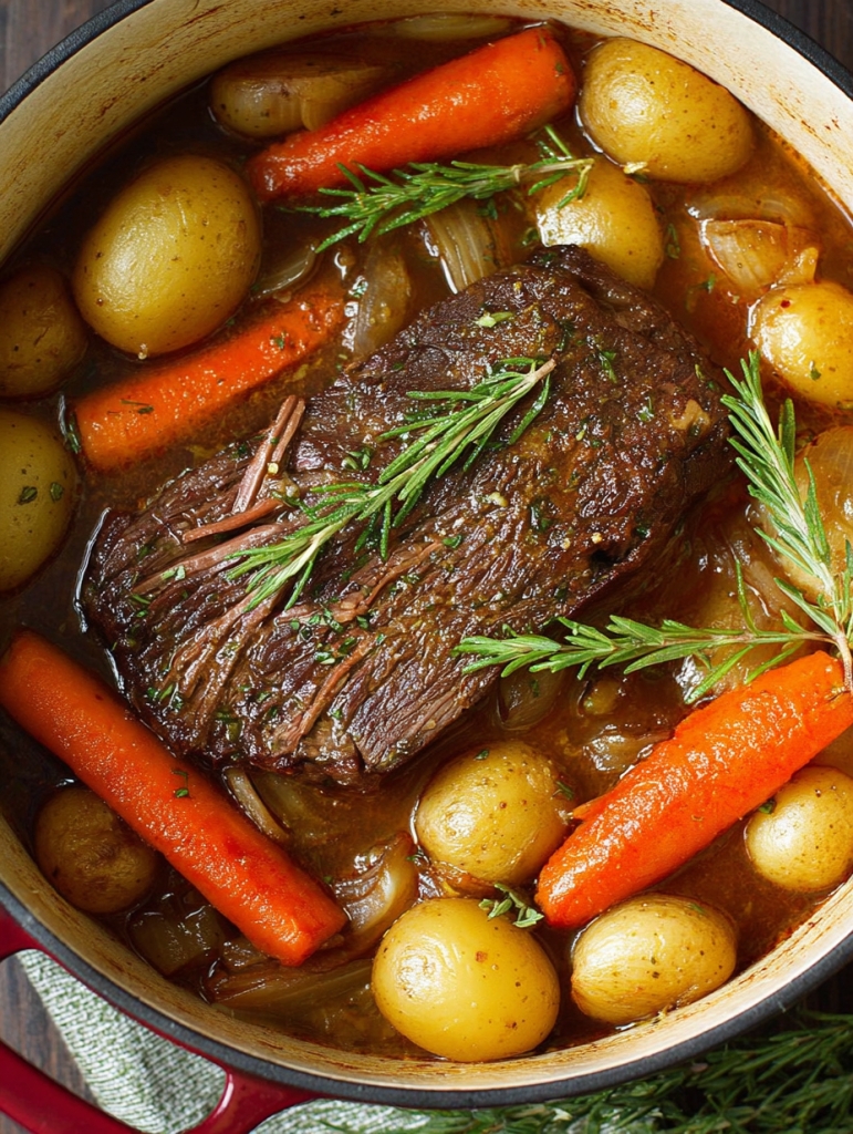 The Best Ever Pot Roast With Potatoes, Onions, and Carrots