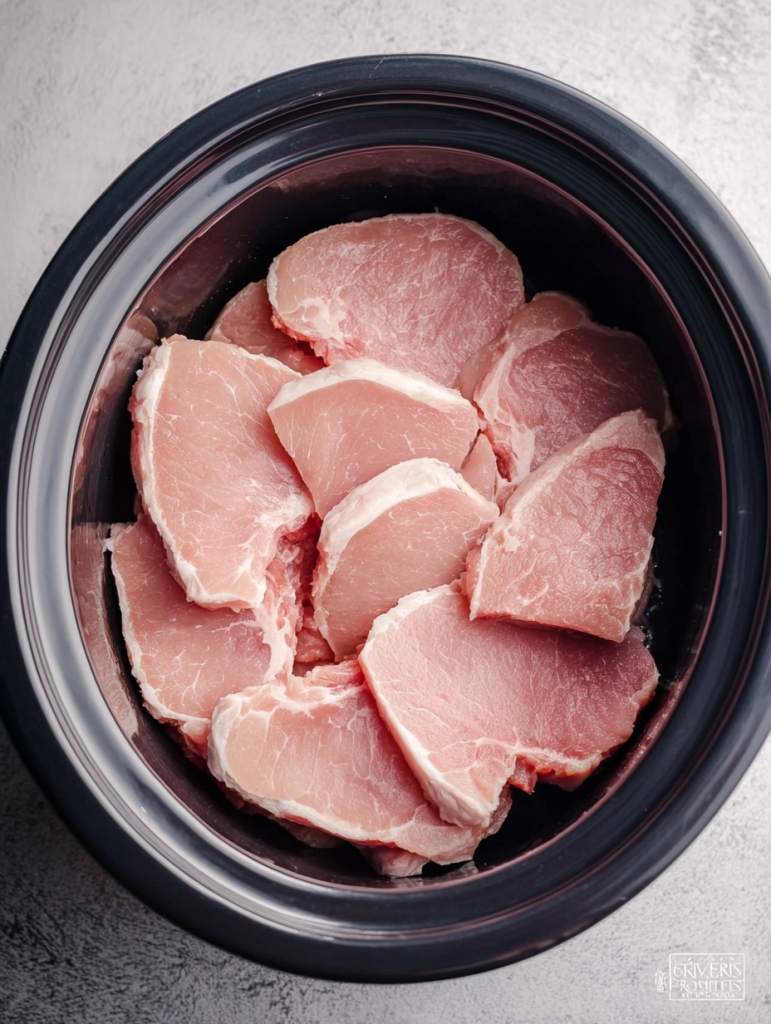 Just Dump These 3 Things in Your Crockpot and Walk Away: The Easiest Pork Chops Ever