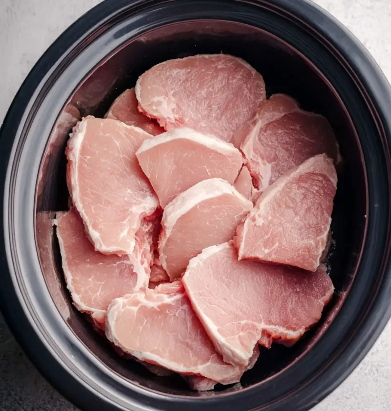Just Dump These 3 Things in Your Crockpot and Walk Away: The Easiest Pork Chops Ever