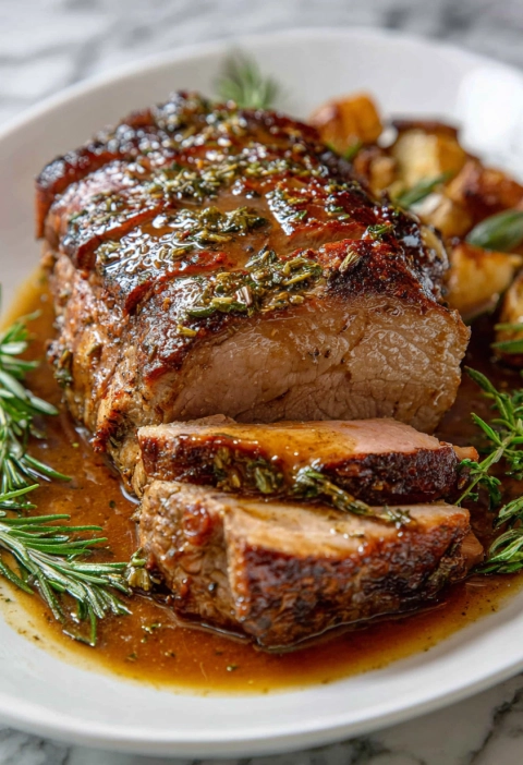 Savory Marinated Pork Roast