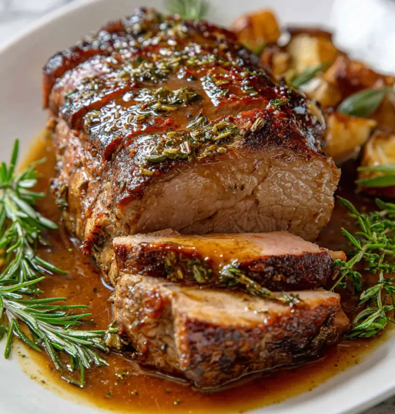 Savory Marinated Pork Roast