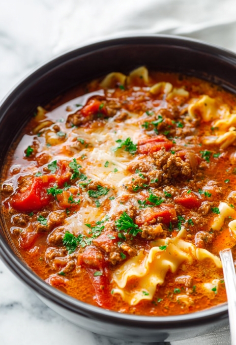 The Slow Cooker Lasagna Soup That Basically Feeds Your Soul