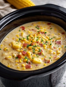 Slow Cooker Cream Cheese Corn Casserole