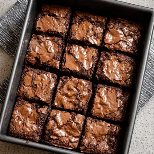4-Ingredient Hot Chocolate Brownies