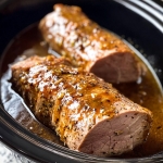 Slow Cooker Herb-Crusted Chicken with Lemon Butter Sauce