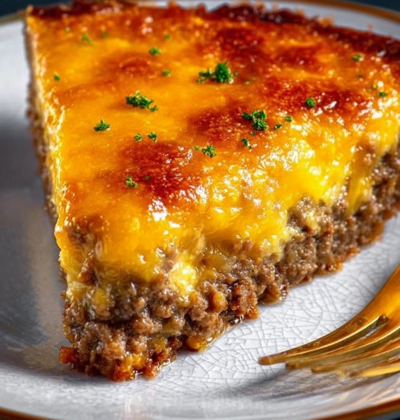 Southern Style Cheeseburger Pie