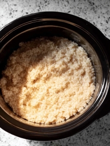 Slow Cooker Amish Rice Pudding