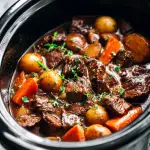 Slow Cooker Caramelized Onion Pasta