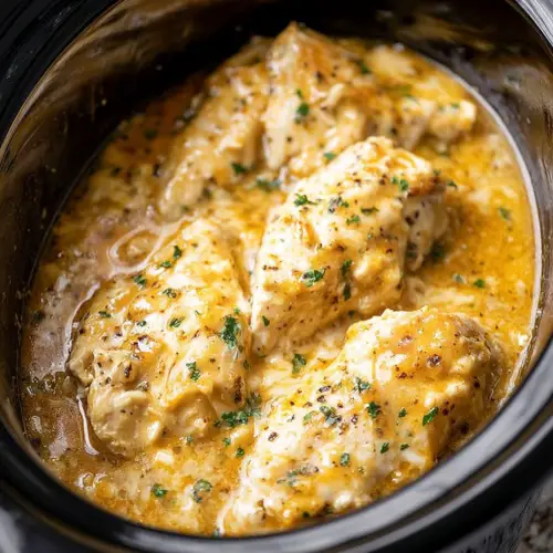5-Ingredient Slow Cooker Angel Chicken with Italian Dressing Mix