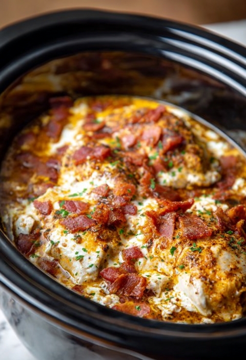 The 3-Ingredient Slow Cooker Crack Chicken