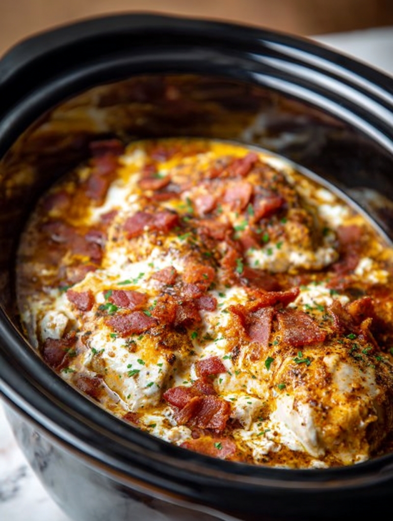 The 3-Ingredient Slow Cooker Crack Chicken