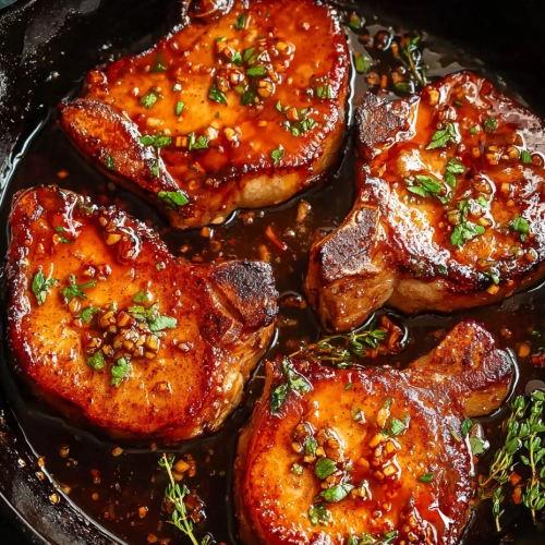 Maple Glazed Pork Chops