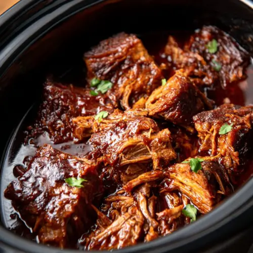 The 4-Ingredient Slow Cooker BBQ Pork That’s Basically a Warm Hug in Food Form