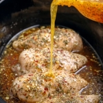 4-Ingredient Slow Cooker Chicken & Cream Cheese with Pineapple Rings