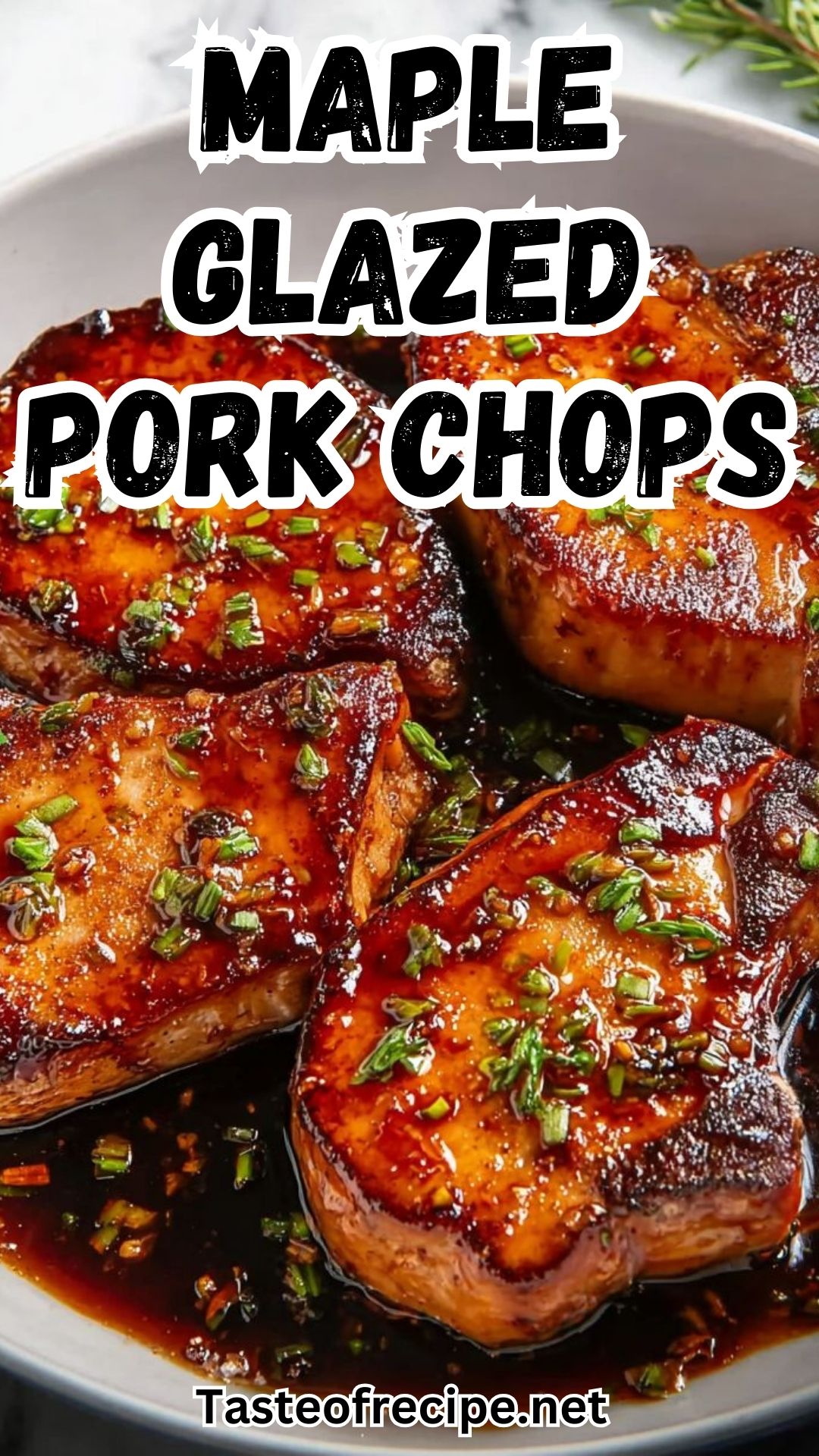 Maple Glazed Pork Chops