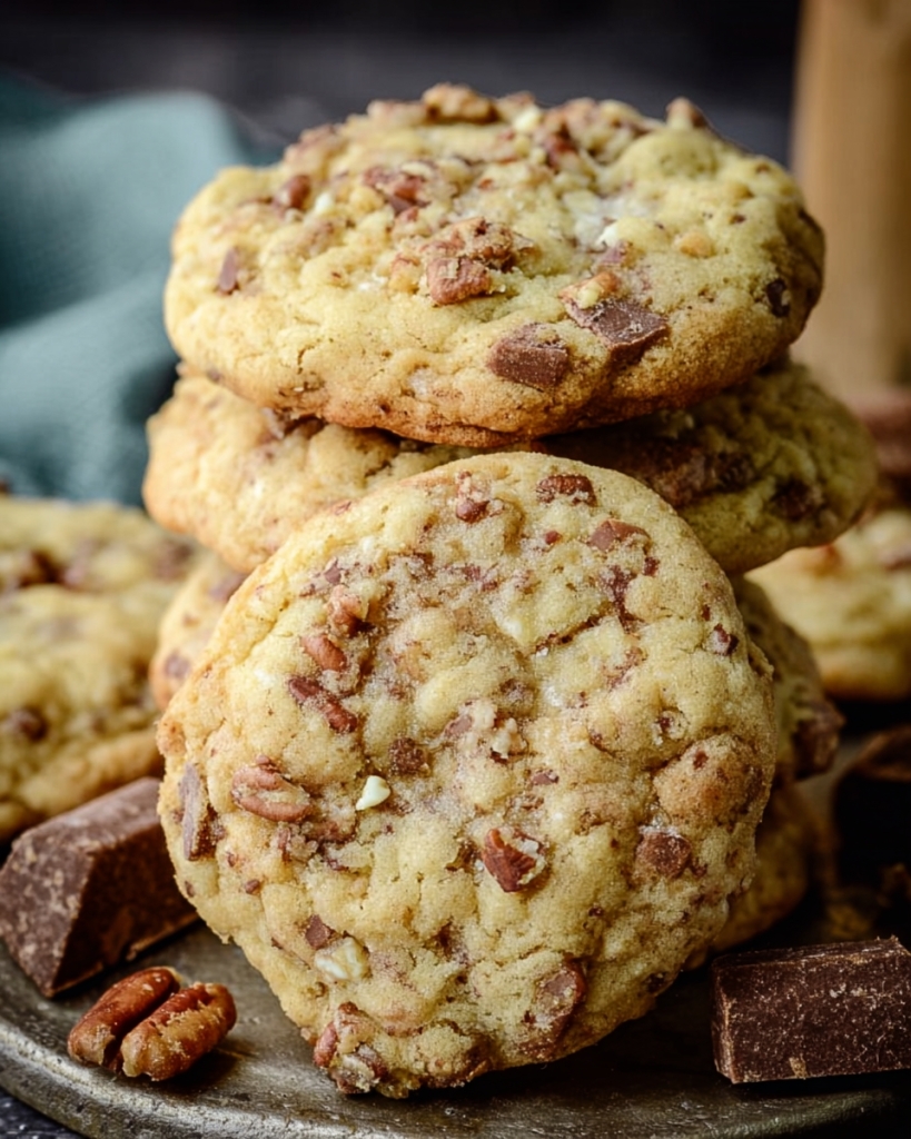 MELT IN YOUR MOUTH TOFFEE PECAN COOKIES