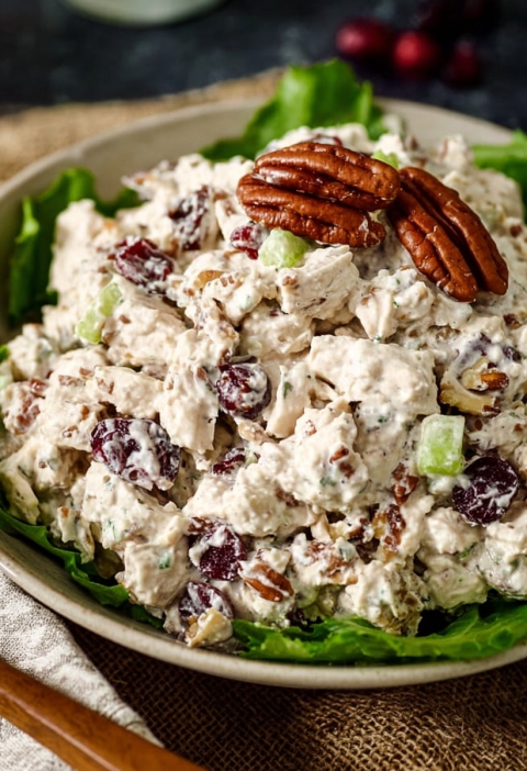 CRANBERRY PECAN CHICKEN SALAD