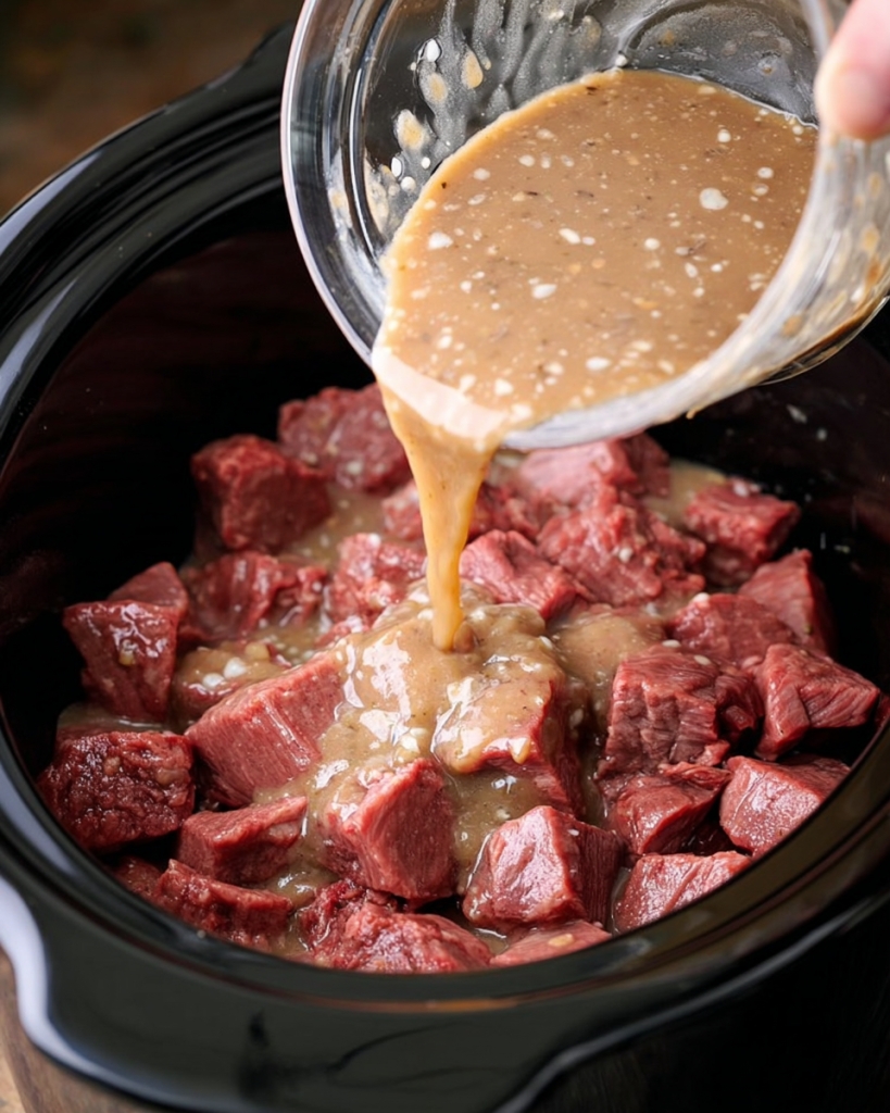 Slow Cooker Family-Style Beef Stroganoff