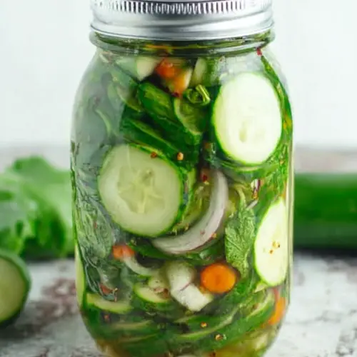 FRESH PICKLED CUCUMBER SALAD