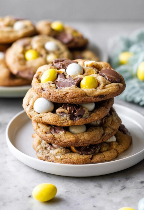 Cadbury Egg Cookies