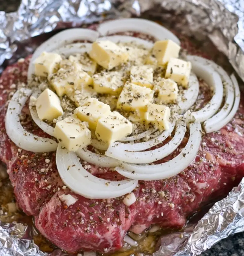 I Pile Onions and 4 Pantry Ingredients Over Beef — It Turns Into the Best Baked Supper