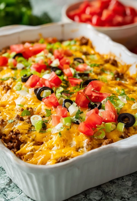 Cheesy Taco Casserole