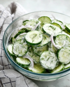 Million Dollar Cucumber Salad