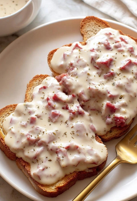 Creamed Chipped Beef on Toast