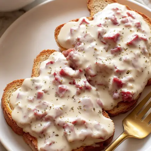 Creamed Chipped Beef on Toast
