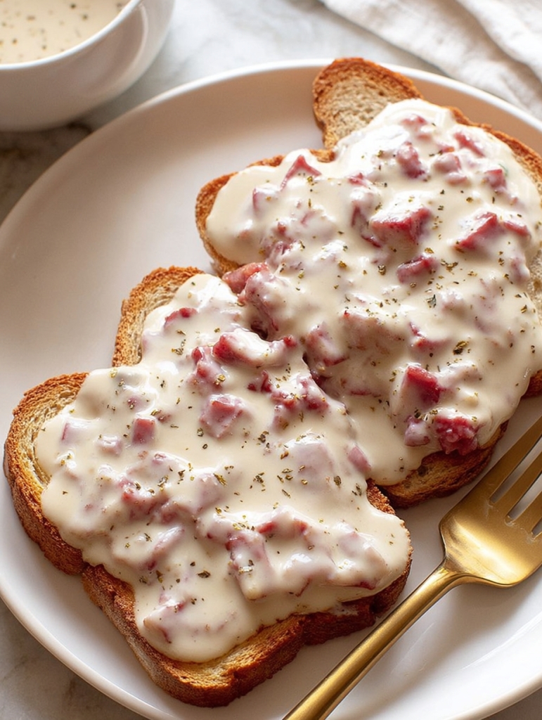Creamed Chipped Beef on Toast