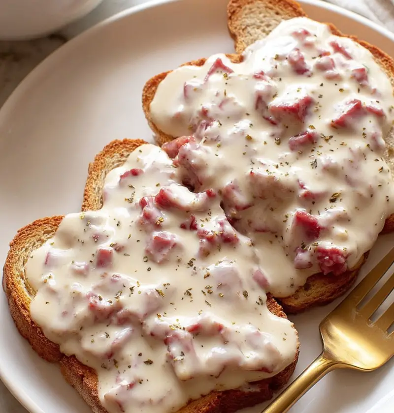 Creamed Chipped Beef on Toast