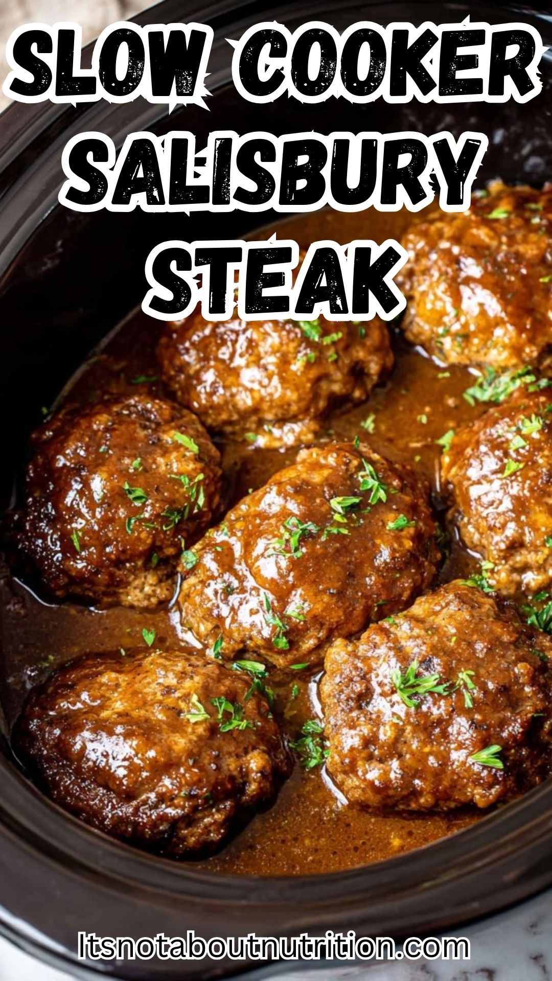 The 4-Ingredient Slow Cooker Salisbury Steak The 4-Ingredient Slow Cooker Salisbury Steak