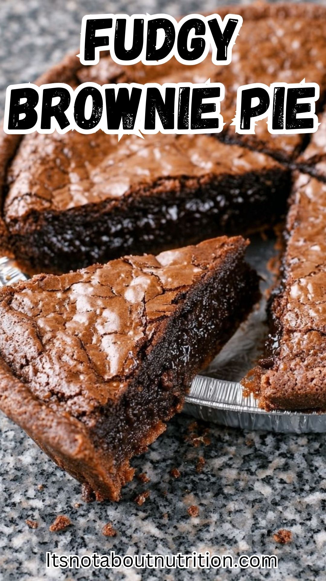 5-Ingredient Fudgy Brownie Pie