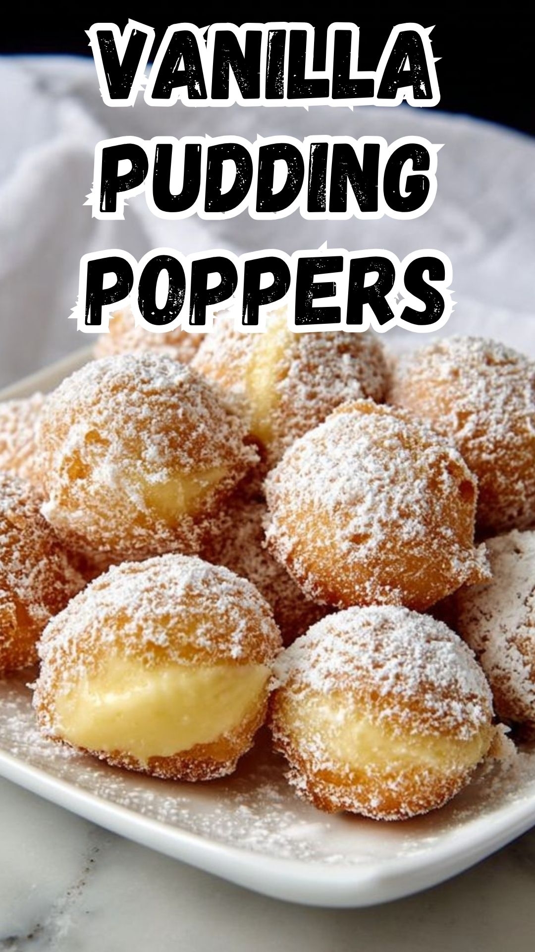 VANILLA PUDDING POPPERS VANILLA PUDDING POPPERS
