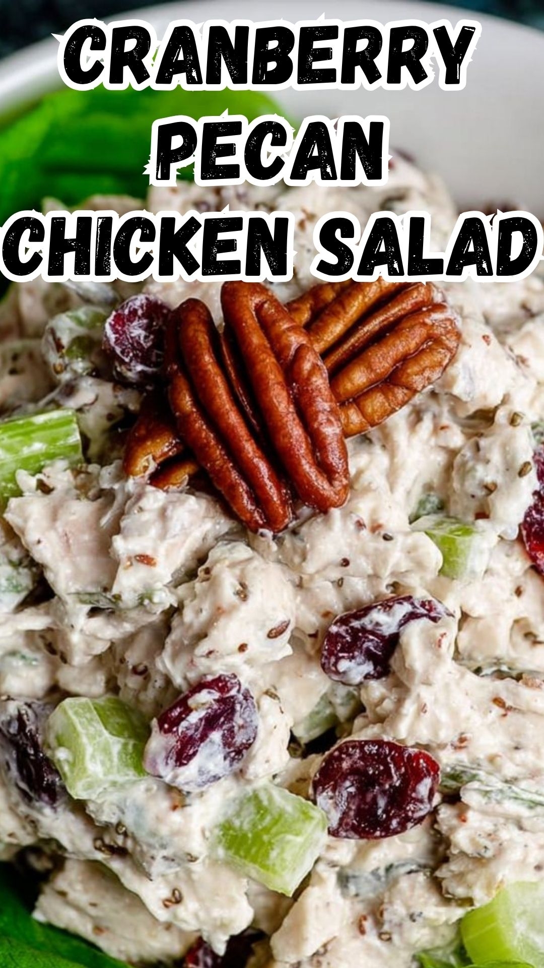 CRANBERRY PECAN CHICKEN SALAD CRANBERRY PECAN CHICKEN SALAD