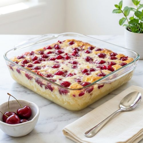 3-Ingredient Cherry Cheesecake Bars (Two-Pan Family Style)