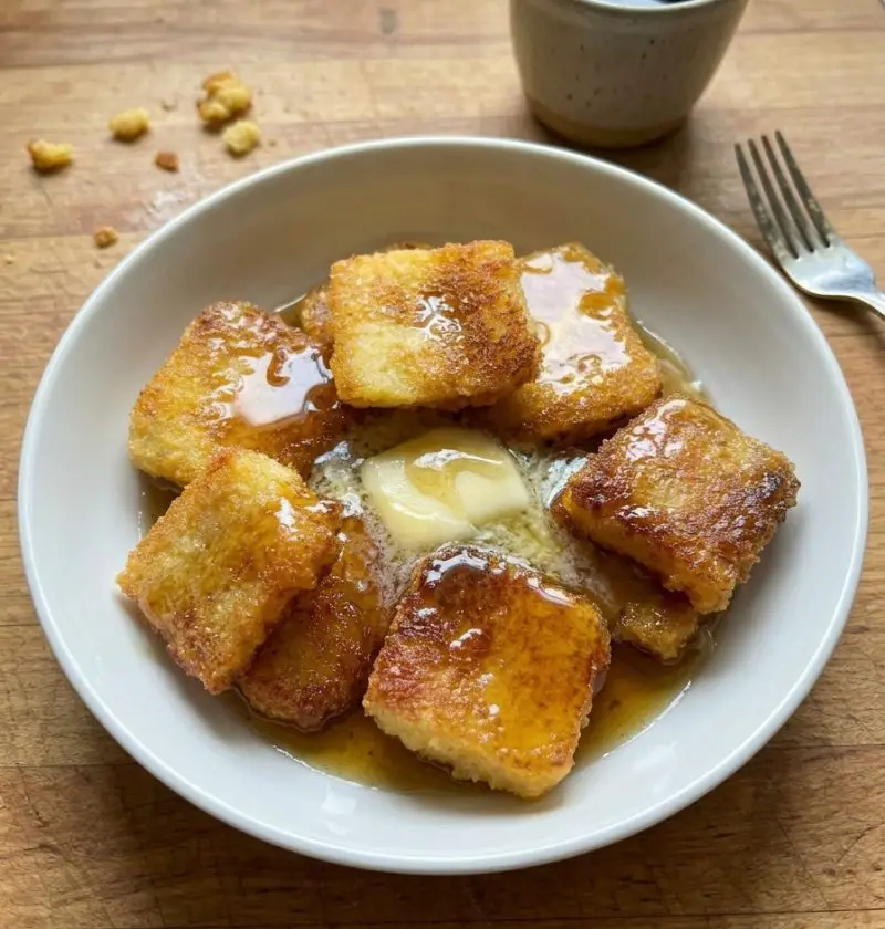 3-Ingredient Fried Cornmeal Mush