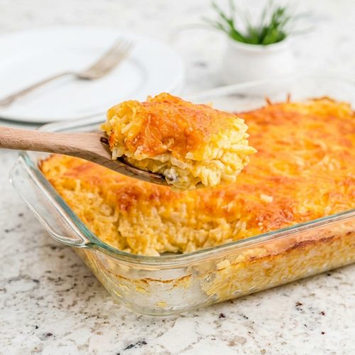Southern 4-Ingredient Cheesy Hashbrown Casserole