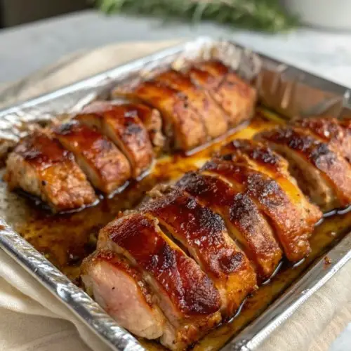 Bacon Brown Sugar Pork Tenderloin