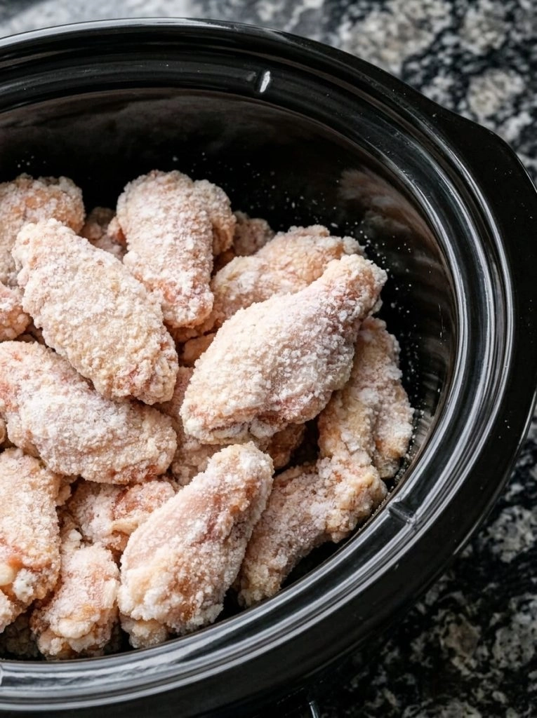 3-Ingredient Slow Cooker Poor Man's Tax Day Wings